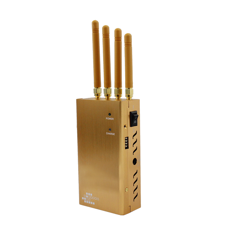 Glod 4 antennas jammer blocker GSM UMTS WIFI GPS 315 433 868mhz sinal Optional
