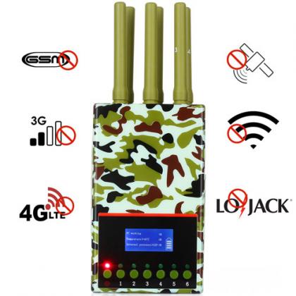 Frequency Jammer Device With Gps Jammer – 6 Bands – All Frequency Jammer