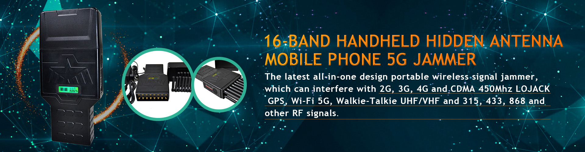 Portable GSM 3G 4G GPS WIFI Signal Mobile Phone Jammer – topsignaljammer